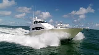 Hatteras 77' Enclosed Bridge Walkthrough [$3,325,000]