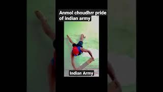 Anmol choudhary skill #shortsvideo #indianarmy #short #motivation #youtube#fouji #treanding