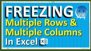 Everything you need to know about FREEZING rows, columns, and multiple combinations