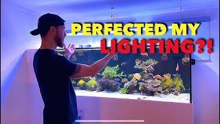 In-depth look at my new lighting setup - 2 x Giesemann Aurora V12 pro deep sea #reeftank