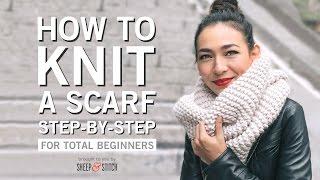 How to Knit a Scarf for Beginners Step By Step