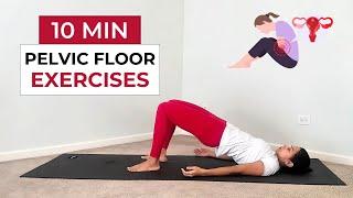 10 Min Pelvic Floor Exercises at Home | Strengthen Your Core | Improve Bladder Health #pelvicworkout