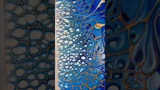 Copper-laced cells 🩵 #abstractart #fluidart #cellactivator #acrylicpouring