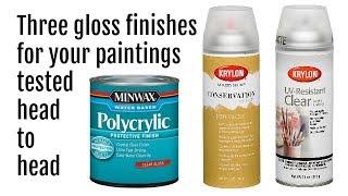 Best Glossy Spray Finishes for Acrylic Pour Paintings (Test & Review)