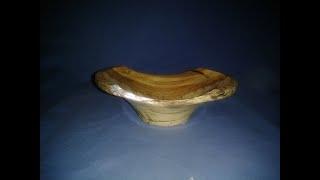 Wood Turning   Spalted Oak Firewood to Beautiful Bowl