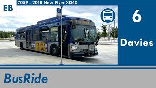 Edmonton Transit Service (ETS) 2018 New Flyer XD40 - 7059 | 6 Davies