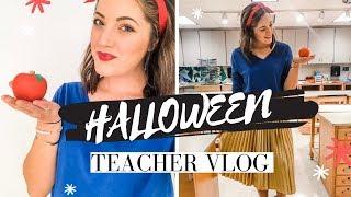 HALLOWEEN TEACHER VLOG! | DAY IN THE LIFE OF A TEACHER