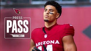 WR Michael Wilson Press Conference - 11.18.24 | AZ Cardinals