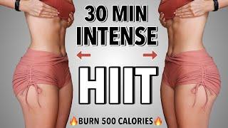30 MIN KILLER HIIT WORKOUT - Full Body, No Repeats, No Equipment - Burn 500 Calories | 30x30 Day 14