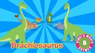 Brachiosaurus | Dinosaur - Nursery Rhymes | Animal Songs for kids | Bindi's Music & Rhymes