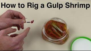 Easiest Way to Rig a Berkley GULP Shrimp for Saltwater Fishing