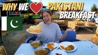 Pakistan's BEST Breakfast - Trying HALWA PURI for the FIRST Time in KARACHI 