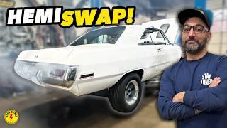 CHEAP ’70 Dart + 500 Horsepower 6.4 Hemi Swap = LS Killing MACHINE!