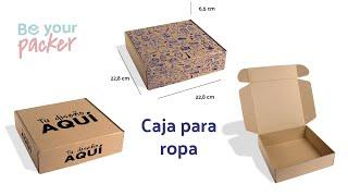 Caja automontable para ropa - Montaje REF BE0175