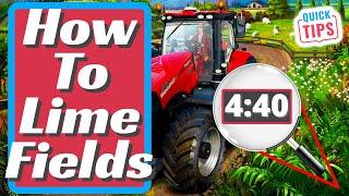 Farming Simulator 22 - How To Lime Fields