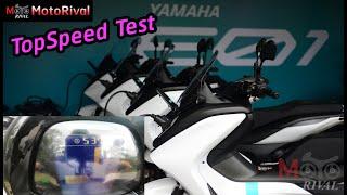 Top Speed Yamaha E01 & Accerelation Test by MotoRival