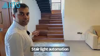 Complete home automation done at Koonamavu, Ernakulam. Home automation kerala, KNX automation
