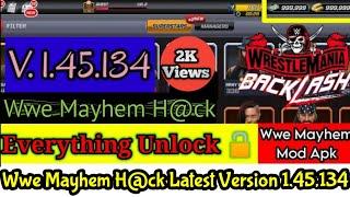 WWE Mayhem M*d Apk latest version  | WWE Mayhem Everything Unlock  ( 1.48.129 )