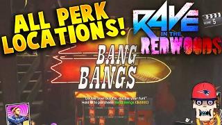 "RAVE IN THE REDWOODS" ALL 10 PERKS LOCATIONS! - Beginners Guide (Tips & Tricks)