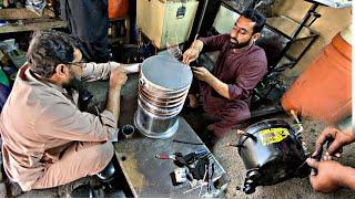 Fascinating technique of making water dispenser using old fridge compressor