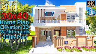  30x40 House Design | Full Walkthrough Interior | Home Design Decore #ShivajiHomeDesign