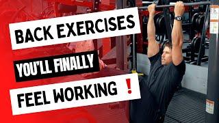 9 Back Exercises You'll Finally Feel Working!!! | The Fitness Maverick