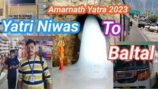 Amaranth Yatra 2023 | ভগবতীনগর থেকে বালতাল | Bhagwati nagar Yatri Niwas to Baltal | Bus Route