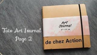 L' art journal de chez Action: Tuto Art Journal: Page 2 " Technique du Resist"