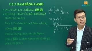 ĐẠO HÀM CỰC DỄ NHỚ | Giải tay + Casio - thầy Đạt phúc hậu