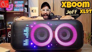 TORRE DE SOM LG XBOOM XL9T 1000W IPX4: És a MELHOR DE TODAS as caixas de som!? (Unboxing)