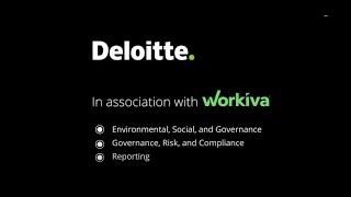 Deloitte and Workiva Alliance