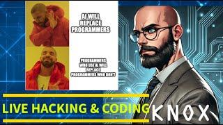 Knox Ethical Hacking - LIVE Hacking/Coding - THM - Build Recon Tools, AI & LLM help (Claude, gpt-4o)