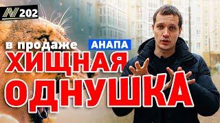 Купить квартиру в Анапе. Однушка в жк Времена Года.