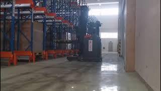 Enfon Robotics｜Radio shuttle (used with AGV forklift) case demo