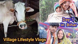 Day-1 in Bihar || Village Lifestyle Vlogs || Meet My Family || Aj. LifeZone