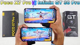 Infinix GT 30 pro vs poco x7 pro speed test and comparison all features