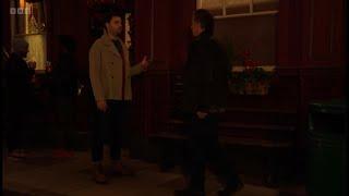 Eastenders Alfie tells Johnny about linda stealing two bottles of alcohol as he wouldn’t serve her