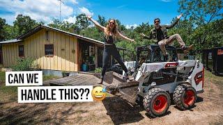 We Needed HELP Cleaning Up Our Abandoned Property!! - Scorpions, Bee Stings & CRAZY Texas Heat 