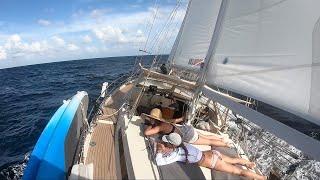 SLOW TV - ASMR - Sailing to Tobago - Sailing Vessel Delos