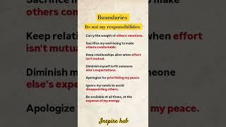 it's not my responsibility #motivation #yoytubeshorts