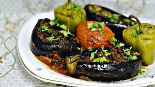 بادمجان شکم پر خوشمزه | طرز تهیه بادمجان شکم پر به شیوه جدید ترکی