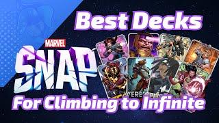 BEST DECKS for GETTING TO INFINITE in Marvel SNAP for the Prehistoric Avengers Season!