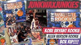 Basketball Rookies 1996 Box break Allen Iverson Kevin Nash & Kobe Bryant rookie hunt