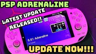 Update PSP Adrenaline to the Latest Version!!