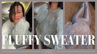  FLUFFY OVERSIZED CROCHET SWEATER – Easy & Cozy DIY Tutorial!  (Step-by-Step Beginner Friendly)