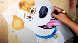 Speed Drawing: Max (The Secret Life of Pets | La Vida Secreta de tus Mascotas) | Diana Díaz