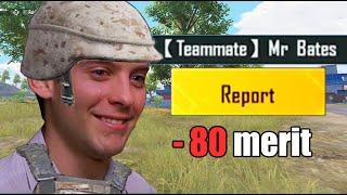 when you get teamkilled but you reduce their merit