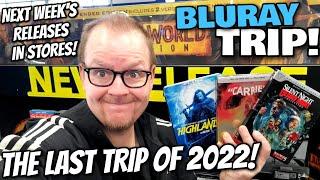 THE LAST BLURAY TRIP OF 2022! | NEW TITLES IN STORES A WEEK EARLY!