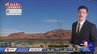 Precipitation in eastern Utah, mostly clear skies to come