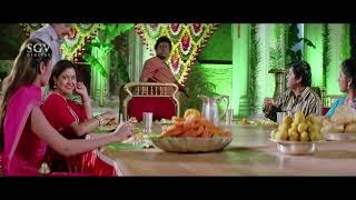 Sadhu Kokila Disturbing While Eating Food Super Ultimate Comedy Scene | Chandu Kannada Movie